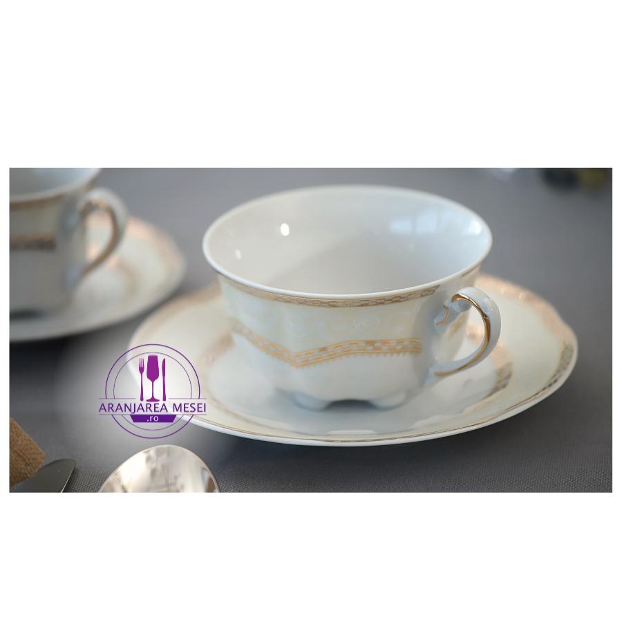 SOPHIA Serviciu ceai portelan 6 persoane 220 ml - 2 | YEO