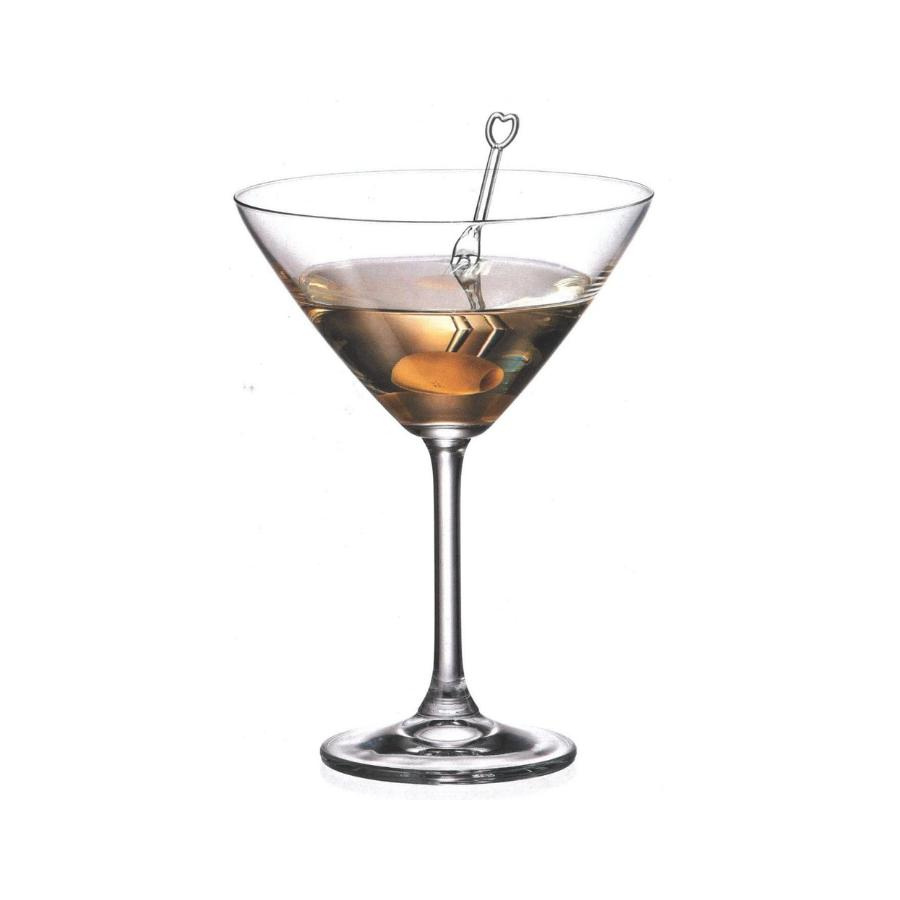 SYLVIA Set 6 pahare sticla cristalina Bohemia martini 280 ml