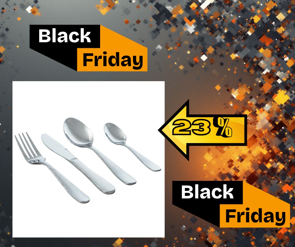 VENUS Set tacamuri inox 18/0 - 6 persoane (24 piese)