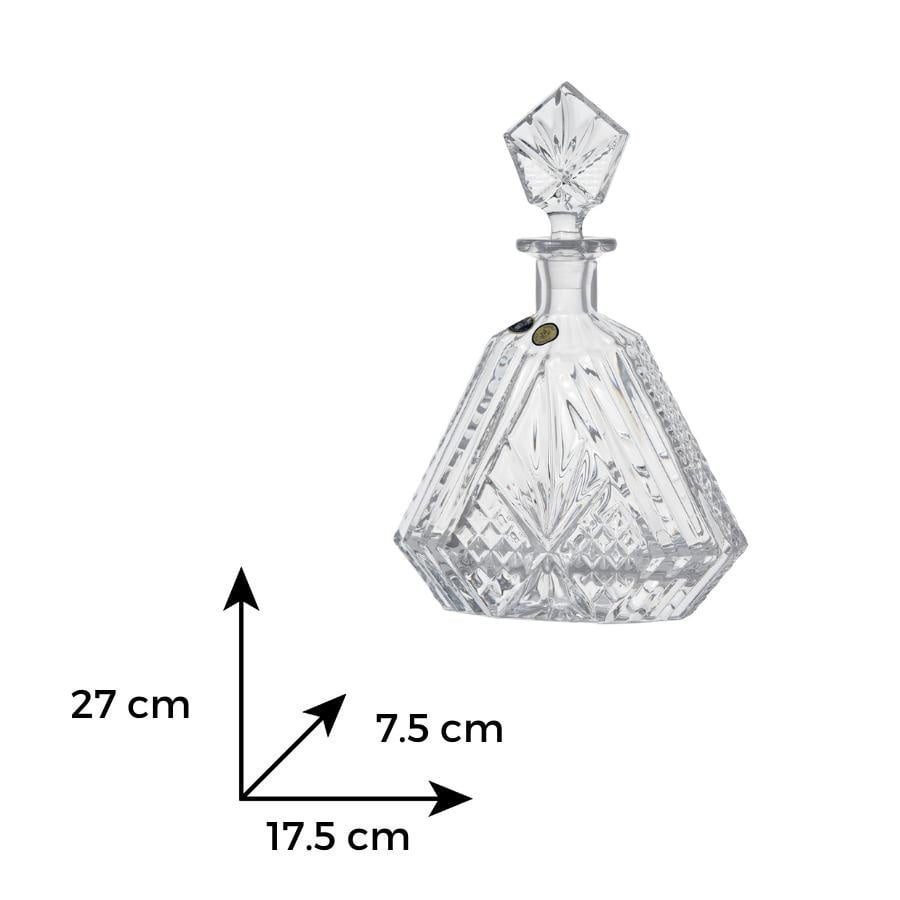 ALEXANDRA Decantor cristal Bohemia sherry 550 ml - 1 | YEO