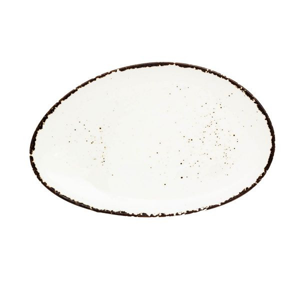 ANDALUZ Platou portelan oval crem 30*18.8*3 cm