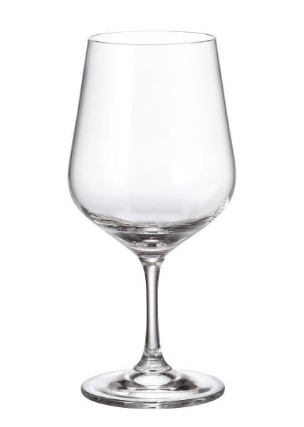 APUS Set 6 pahare sticla cristalina Bohemia vin 580 ml