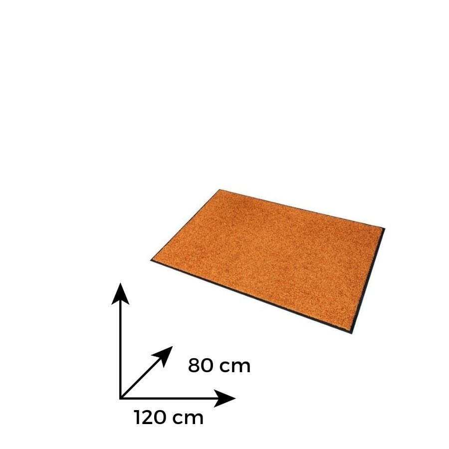 Covor intrare PORTOCALIU poliamida 80*120 cm WASH&CLEAN - 1 | YEO