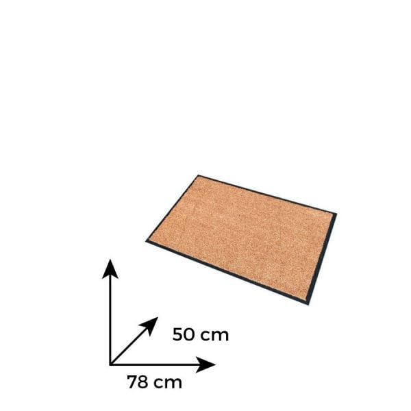 Covoras intrare PORTOCALIU bumbac 50*78 cm FLEXI - 1 | YEO