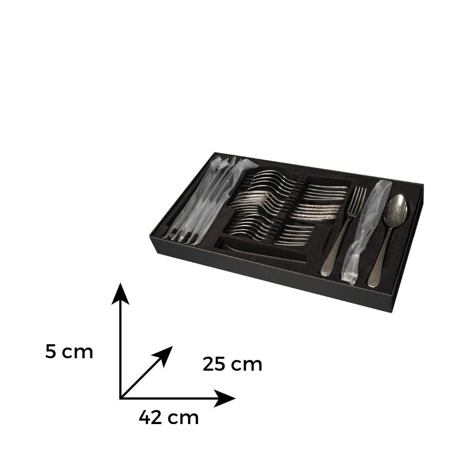 MIA Set tacamuri inox 6 persoane (24 piese) - 3 | YEO