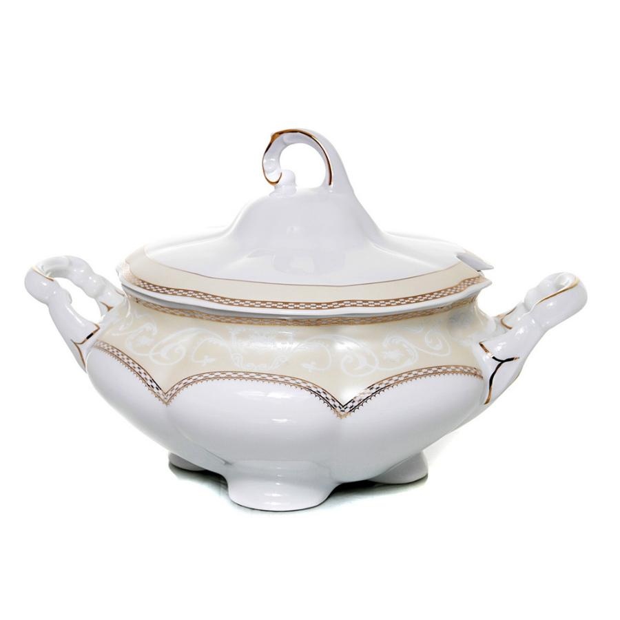 SOPHIA Supiera cu capac portelan 2800 ml - 1 | YEO