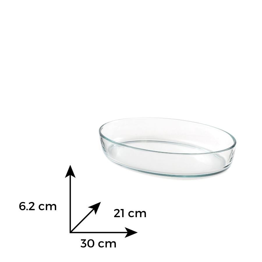 Tava sticla termorezistenta peste ovala 2.2 l - 3 | YEO