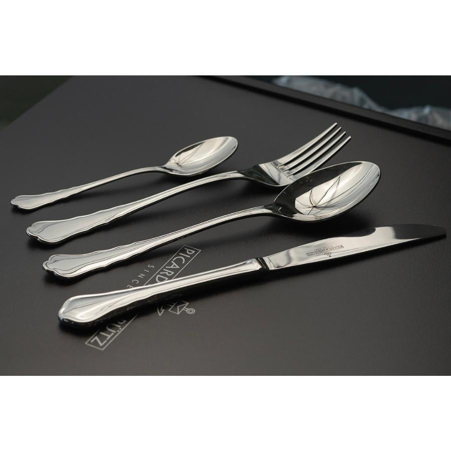 CHIPPENDALE Set tacamuri inox 12 persoane (72 piese)