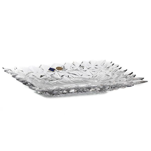 GLACIER Platou cristal Bohemia 30.5 cm