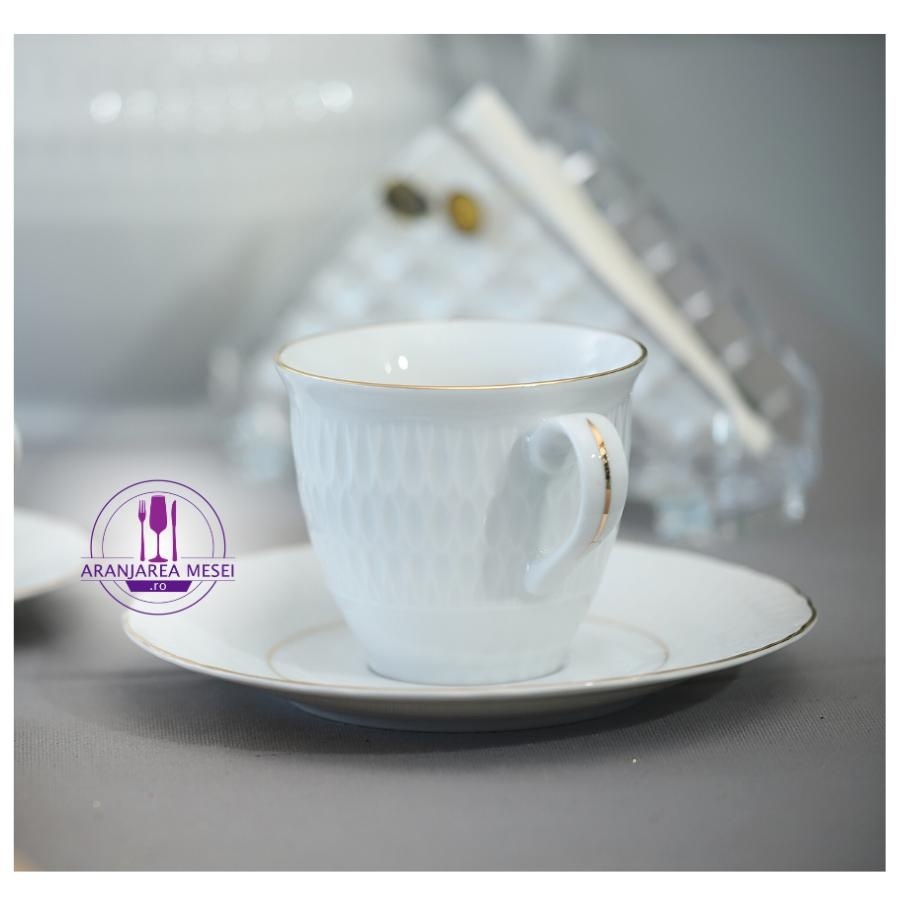 MINERVA Serviciu ceai portelan 6 persoane 220 ml - 2 | YEO