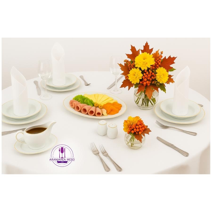 OCTAVIA Serviciu masa portelan 12 persoane ( 44 piese ) - 3 | YEO