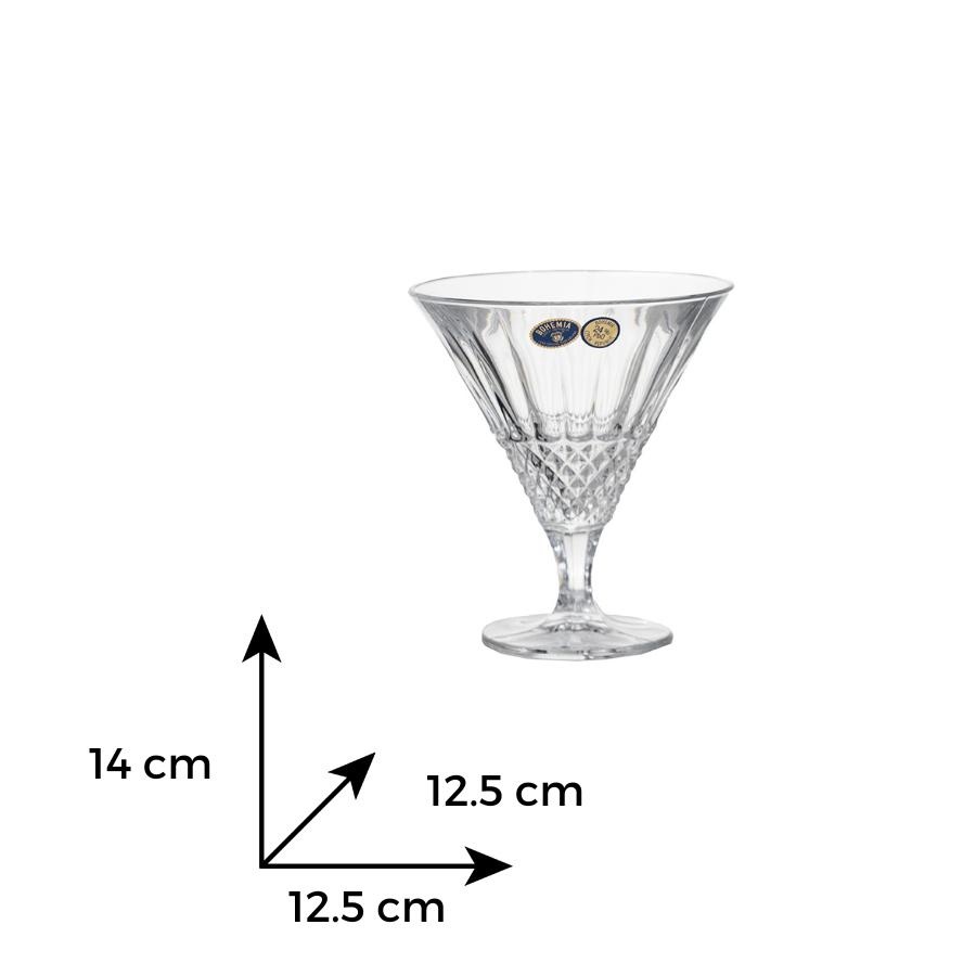 ALEXANDRIA Cupe inghetata cristal Bohemia 310 ml - 3 | YEO