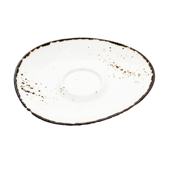 ANDALUZ Farfurioara portelan cafea crem 17.5 cm