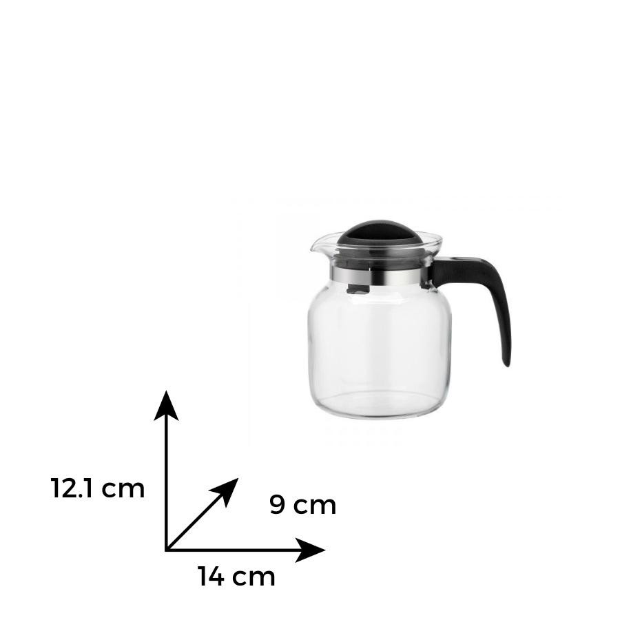 Cafetiera sticla termorezistenta 0.65 l - 2 | YEO