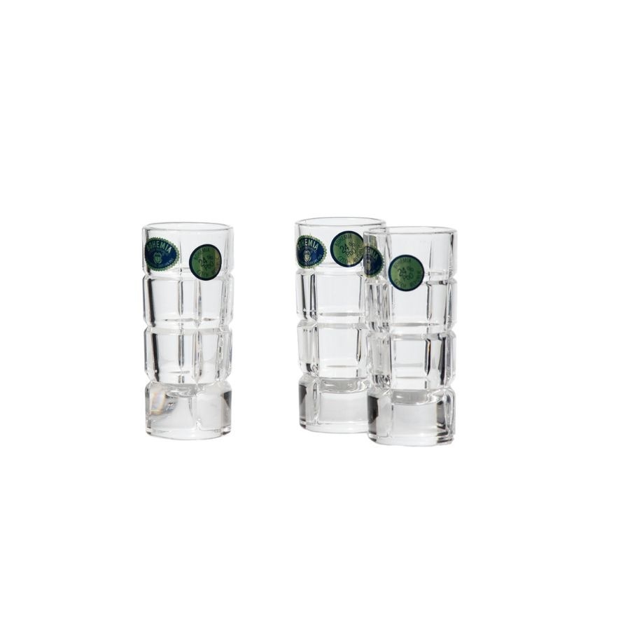 SQUARE Set 6 pahare cristal Bohemia shot 40 ml - 1 | YEO