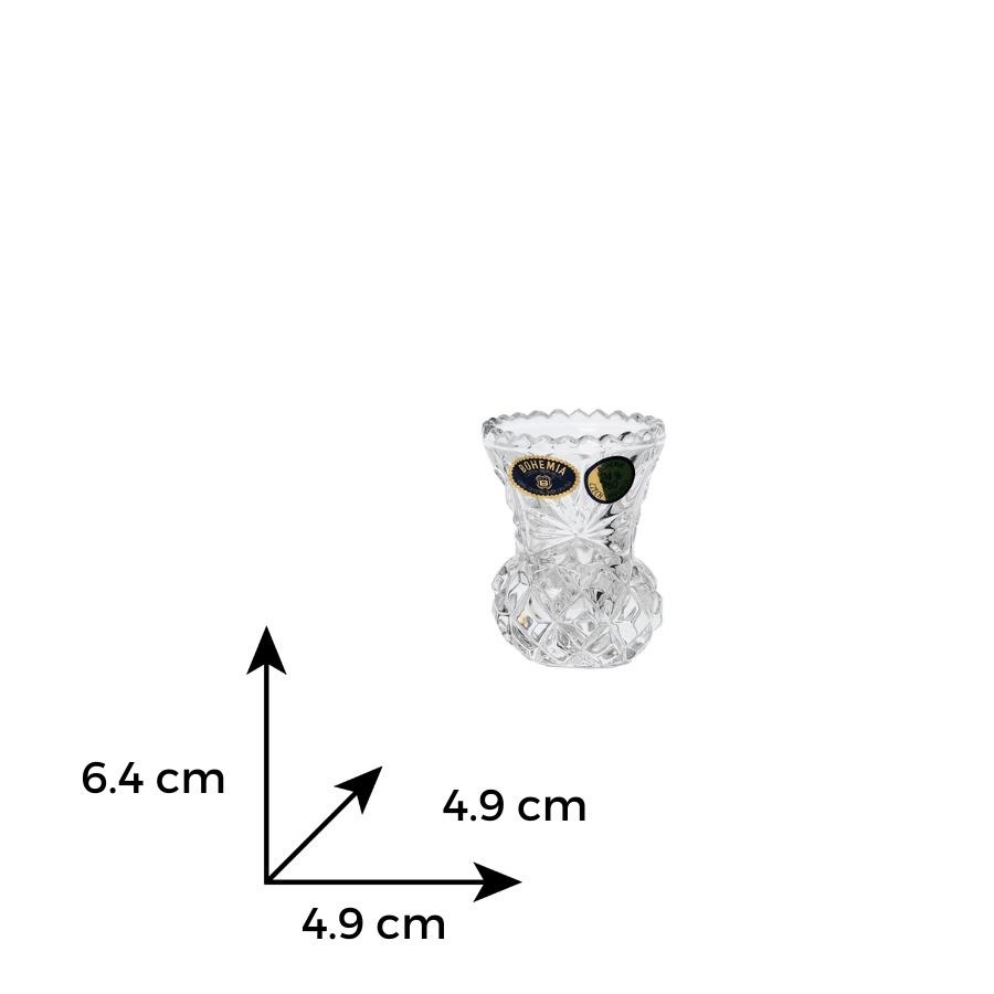 Vaza cristal Bohemia 6.5 cm (65800) - 1 | YEO