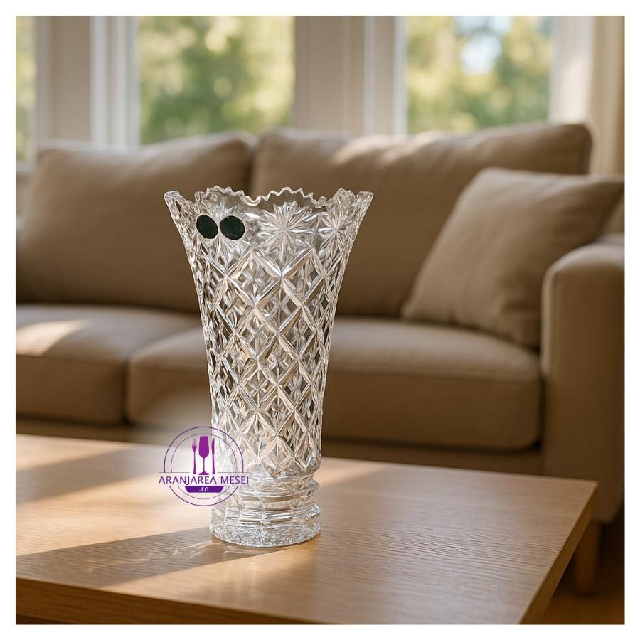 DAISY Vaza cristal Bohemia 20.5 cm - 4 | YEO