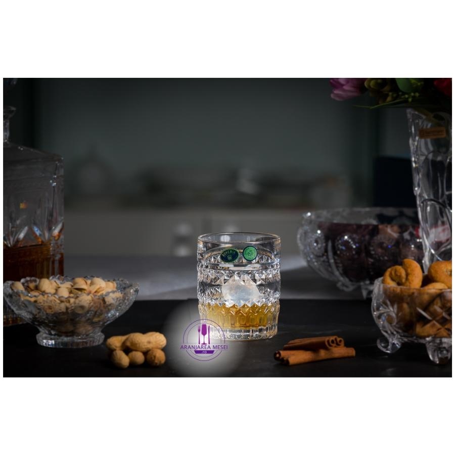 DIANA Set 6 pahare cristal Bohemia whisky 320 ml