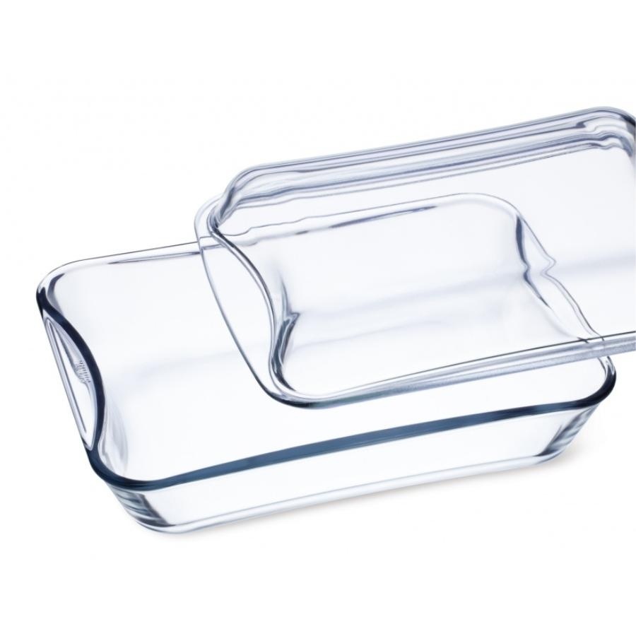 EXCLUSIVE Vas sticla termorezistenta rectangular cu capac 2.5 l - 1 | YEO