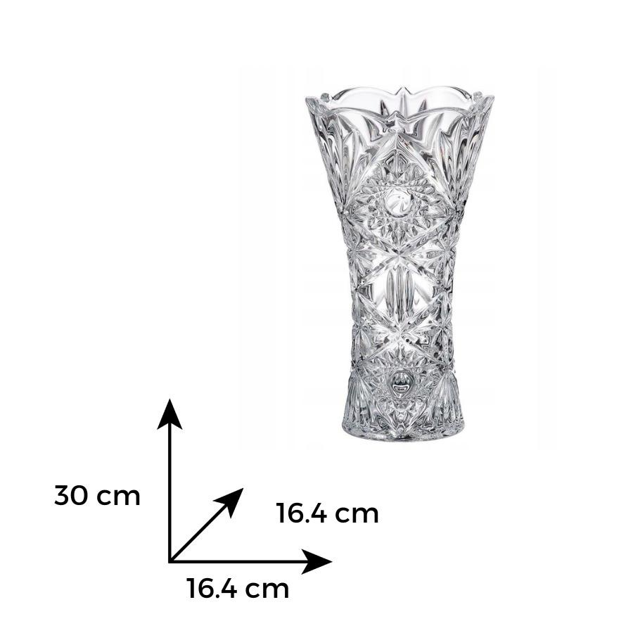 MIRANDA Vaza sticla cristalina Bohemia 30 cm - 1 | YEO