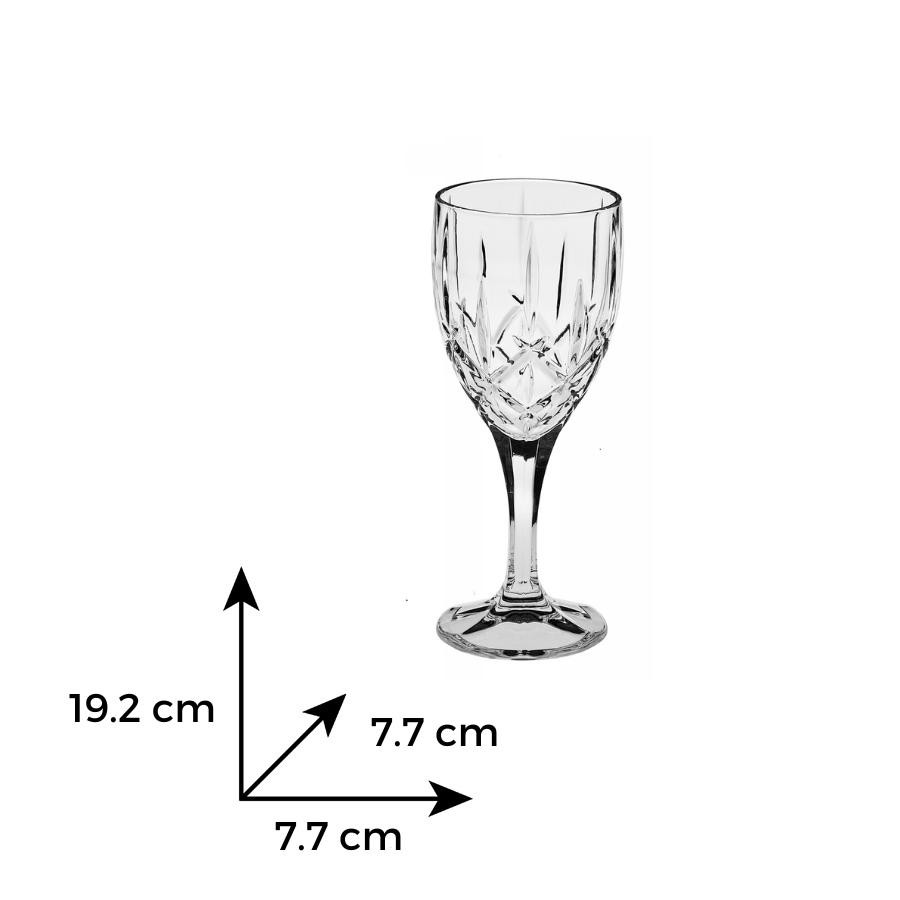 SHEFFIELD Set 6 pahare cristal Bohemia vin rosu 240 ml - 2 | YEO