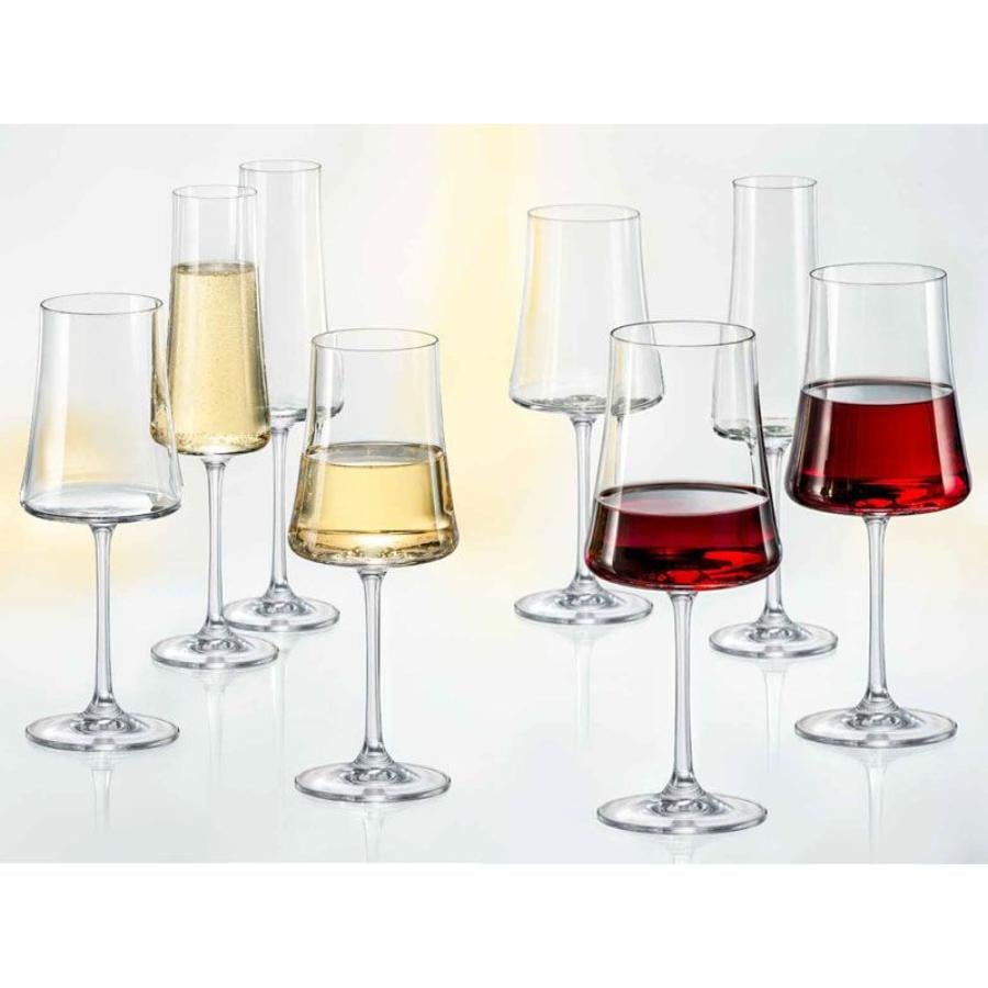 XTRA Set 6 pahare sticla cristalina vin 560 ml - 4 | YEO