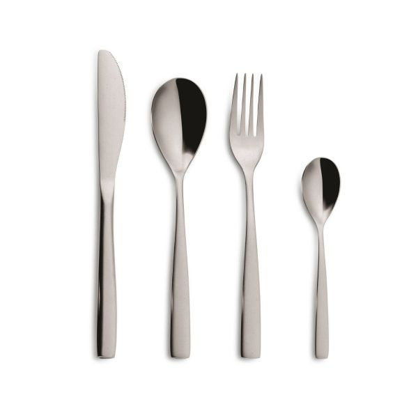 BARCELONA Set tacamuri inox 18/0 - 6 persoane (24 piese)