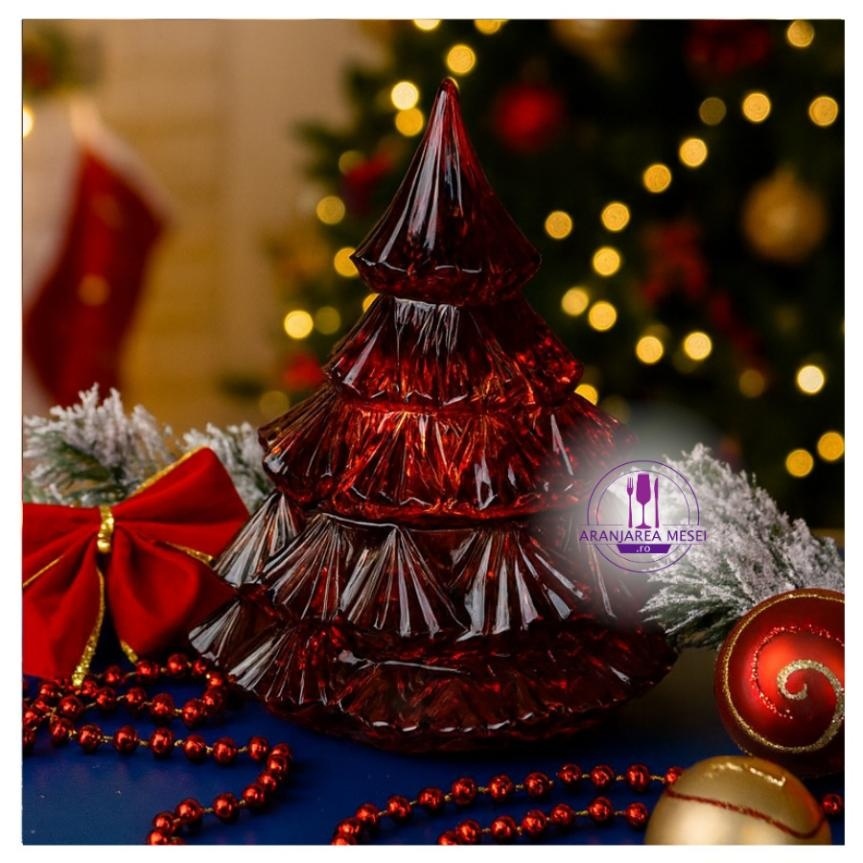 Bomboniera cristal Bohemia decor Brad ROSU