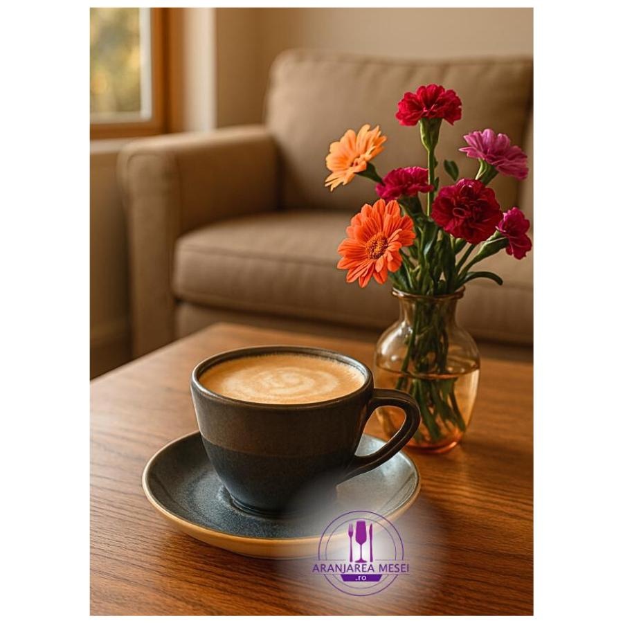 MARMARA Serviciu ceai/cappuccino portelan 6 persoane 230 ml