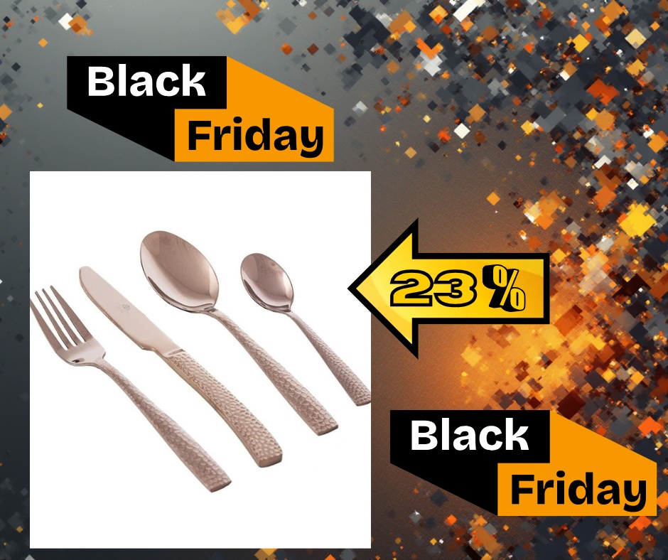 MARS Set tacamuri inox 18/0 ROSE - 4 persoane (16 piese)