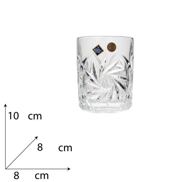 PINWHEEL Set 6 pahare cristal whisky 360 ml - 2 | YEO