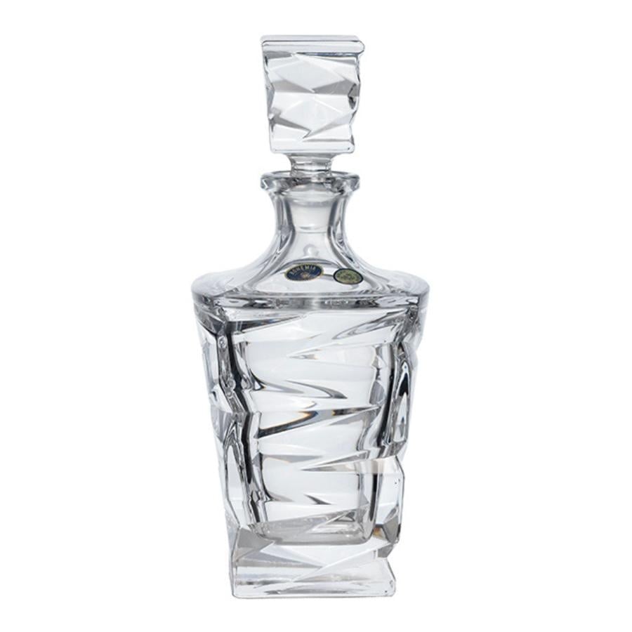 ZIG ZAG Decantor whisky cristal Bohemia 750 ml - 2 | YEO