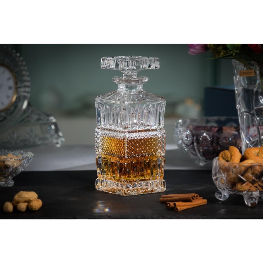 BRITTANY Decantor whisky cristal Bohemia 700 ml