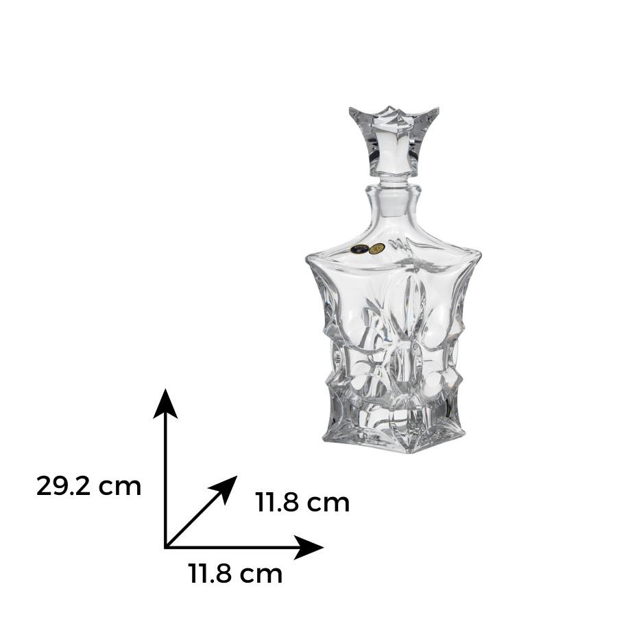 LADY Decantor cristal Bohemia whisky 700 ml - 1 | YEO