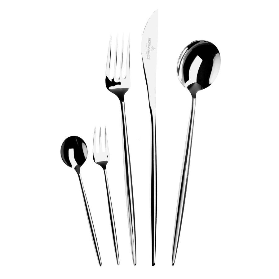 LOTUS Set tacamuri inox 18/10 - 6 persoane (30 piese) - 1 | YEO