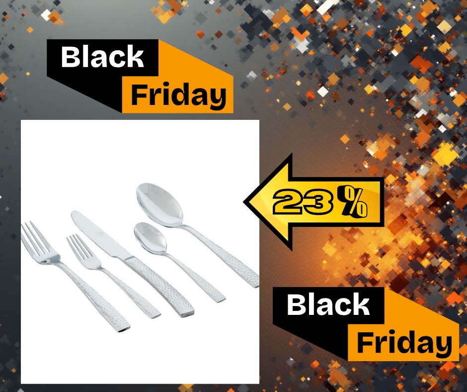 MARS Set tacamuri inox 18/0 - 6 persoane (30 piese)