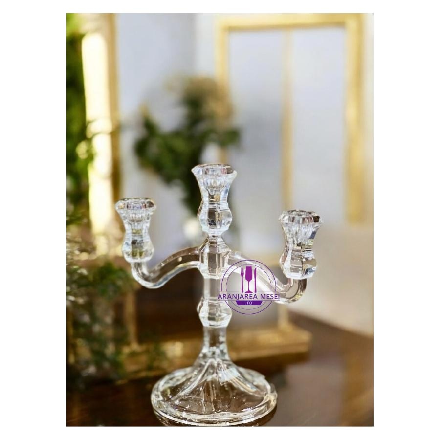 Sfesnic cristal 3 brate 25.5 cm