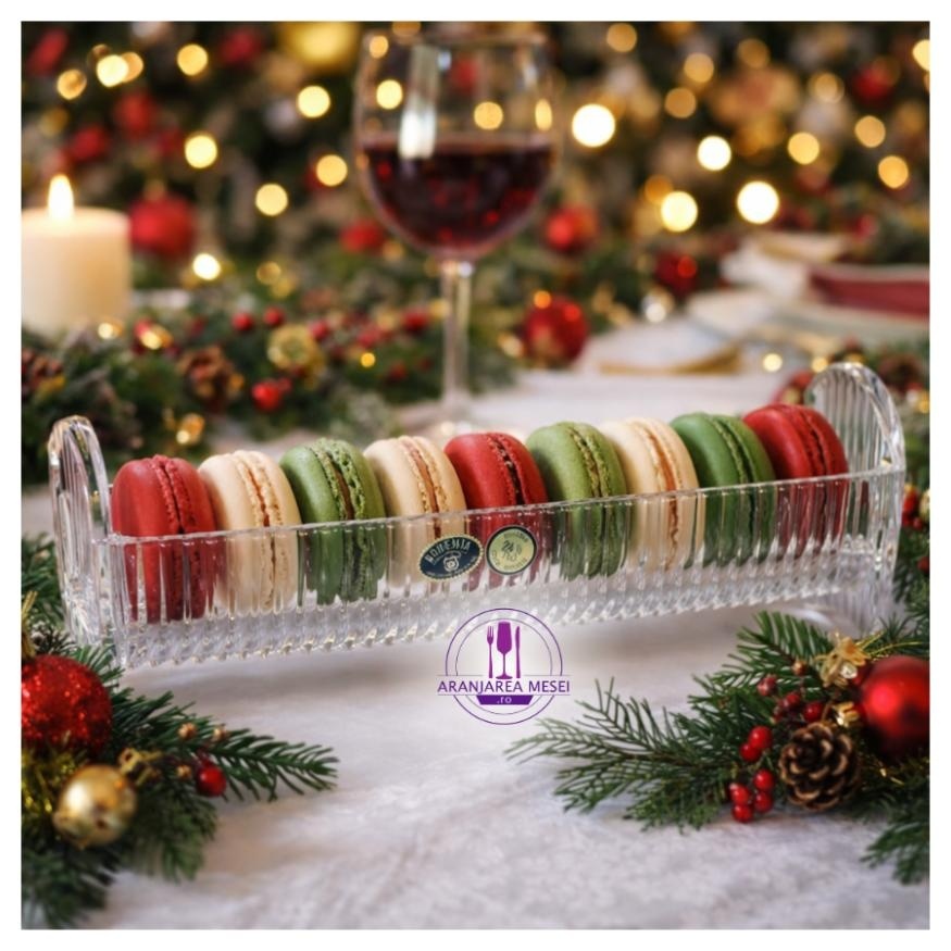 Suport biscuiti cristal Bohemia 23 cm