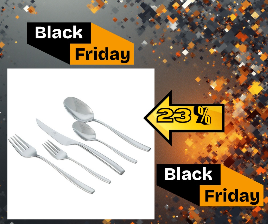 NOBU Set tacamuri inox 18/10 - 6 persoane (30 piese)