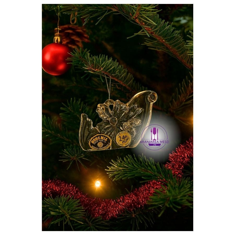 Ornament cristal Bohemia Sanie