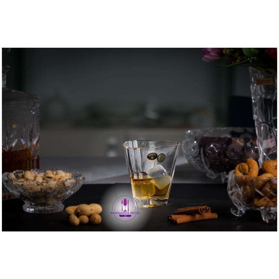 Set 6 pahare cristal Bohemia whisky 270 ml (58808)