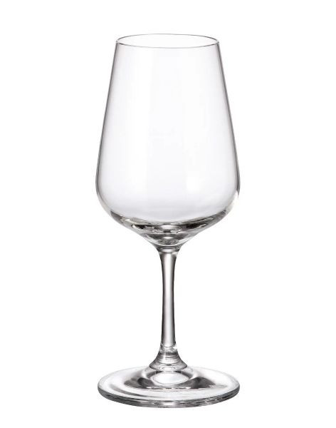 APUS Set 6 pahare sticla cristalina Bohemia vin 250 ml