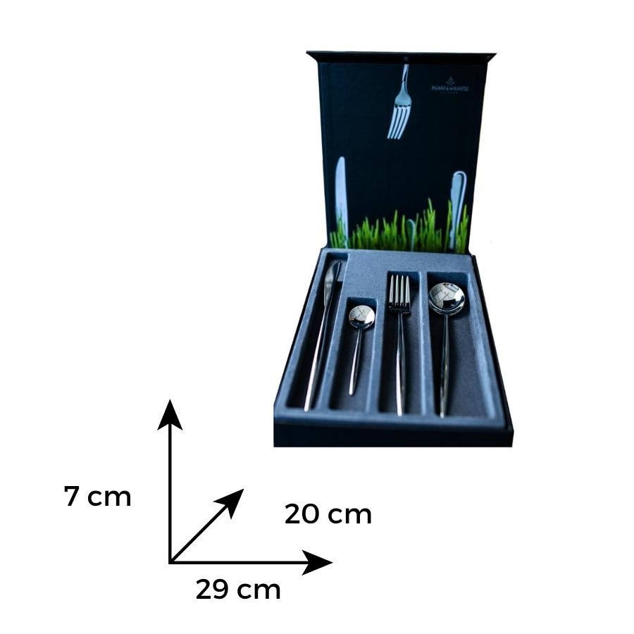 LOTUS Set tacamuri inox 18/10 - 6 persoane (30 piese) - 3 | YEO