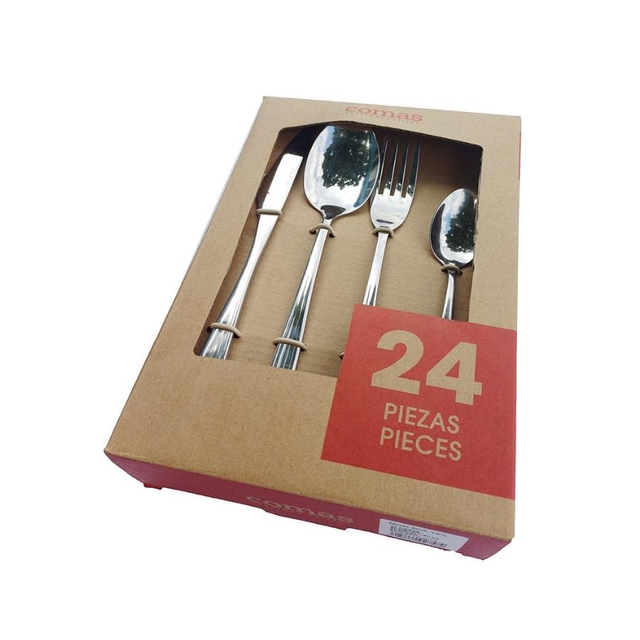 MIA Set tacamuri inox 18/0 - 6 persoane (24 piese) - 1 | YEO