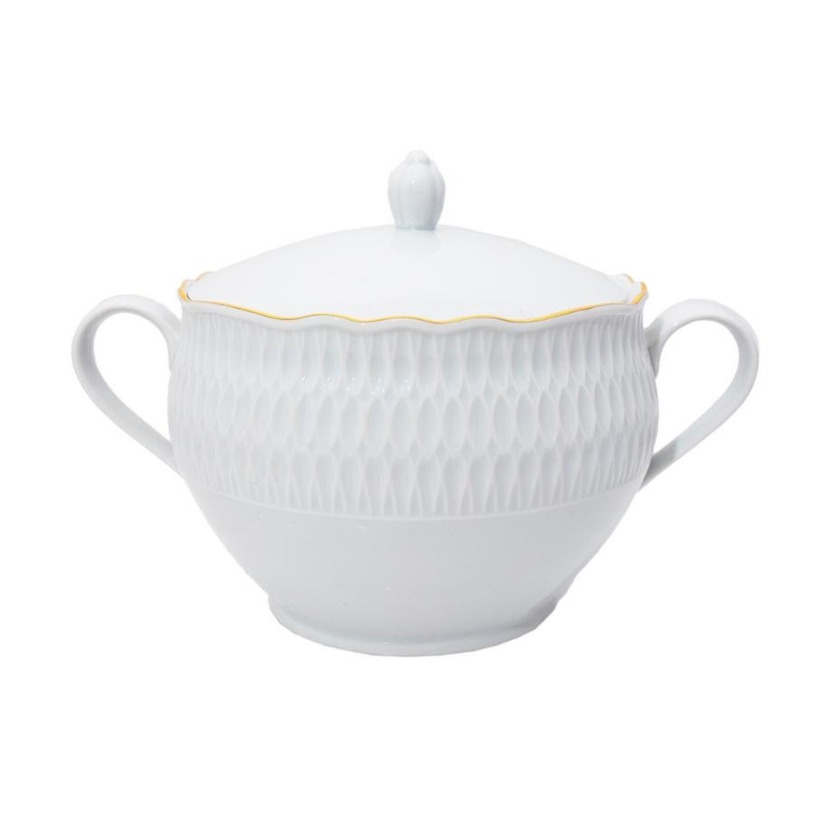 MINERVA Supiera cu capac portelan 3000 ml - 1 | YEO