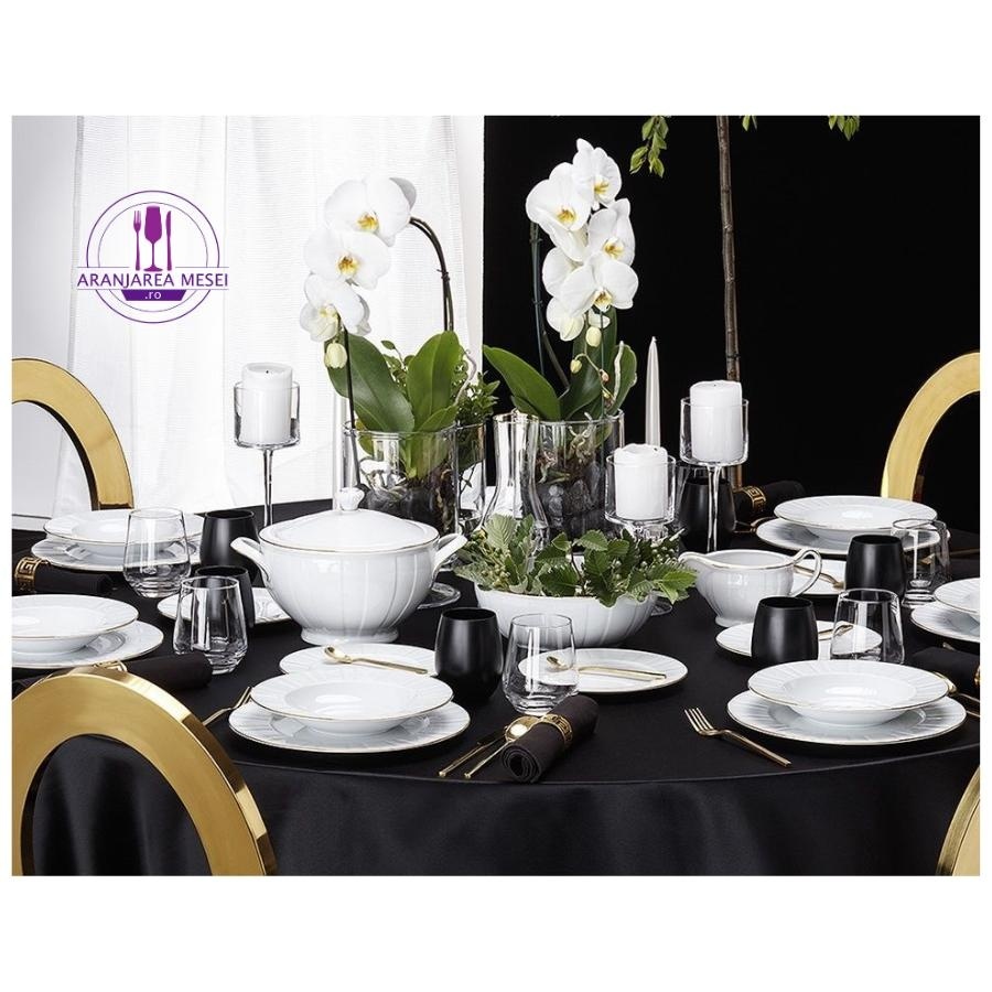 OCTAVIA Serviciu masa portelan 12 persoane ( 44 piese ) - 2 | YEO
