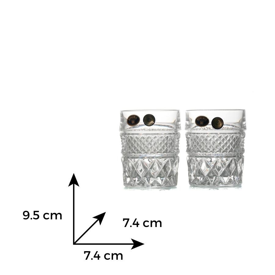 MADISON Set 6 pahare cristal Bohemia whisky 240 ml - 1 | YEO