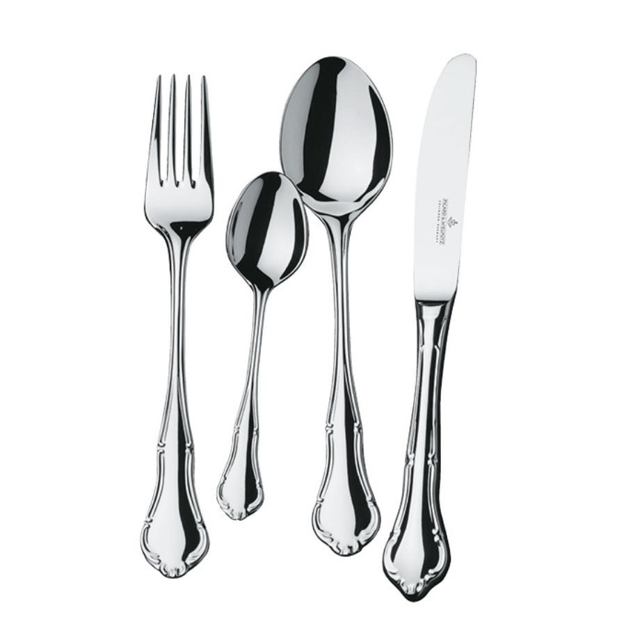 PALAZZO Set tacamuri inox placat cu argint AG 90 - 12 persoane ( 72 piese ) - 1 | YEO