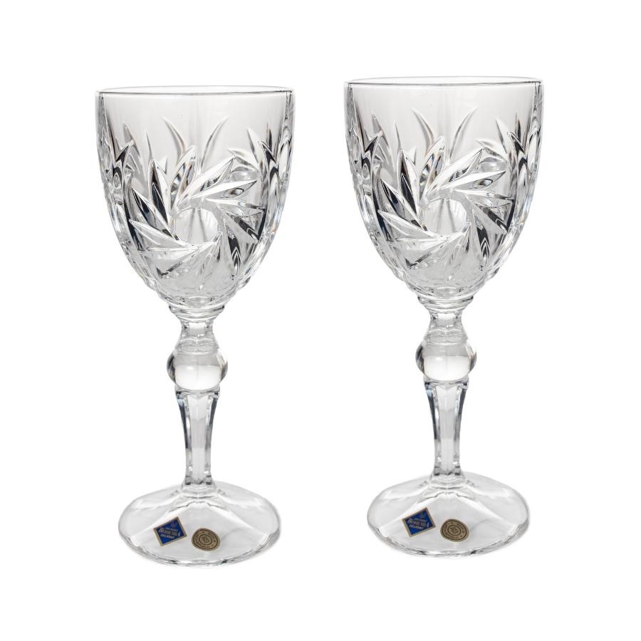 PINWHEEL Set 6 pahare cristal Bohemia vin 260 ml - 1 | YEO