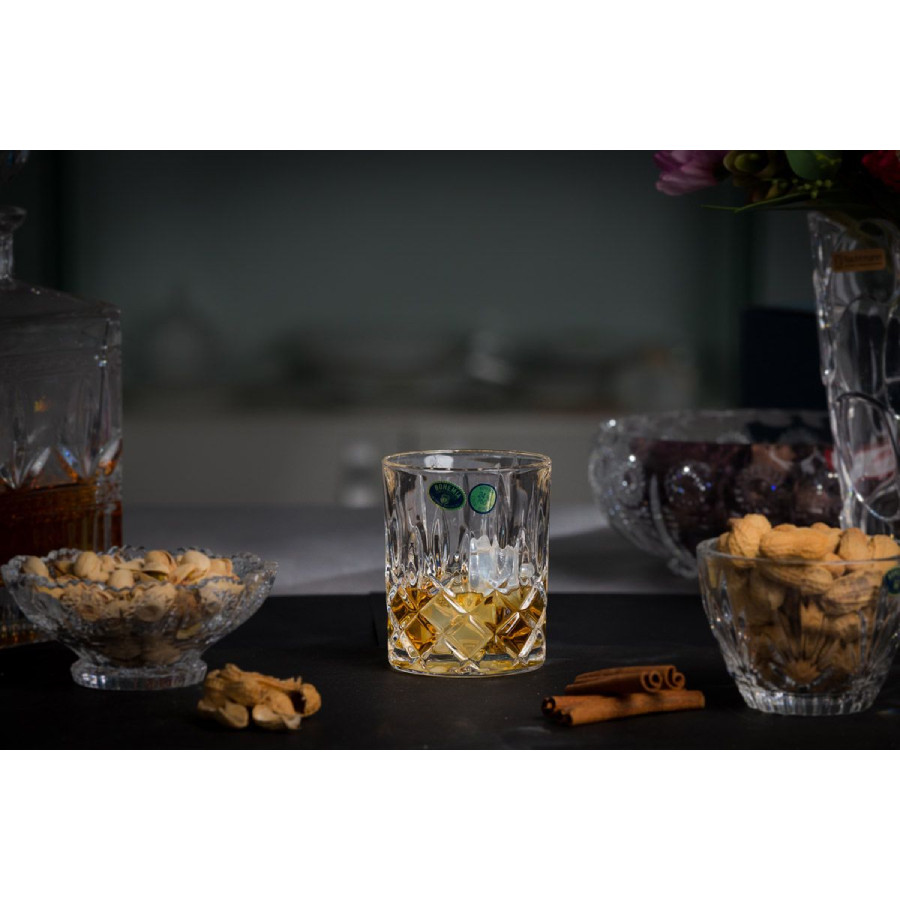 SHEFFIELD Set 6 pahare cristal whisky 270 ml